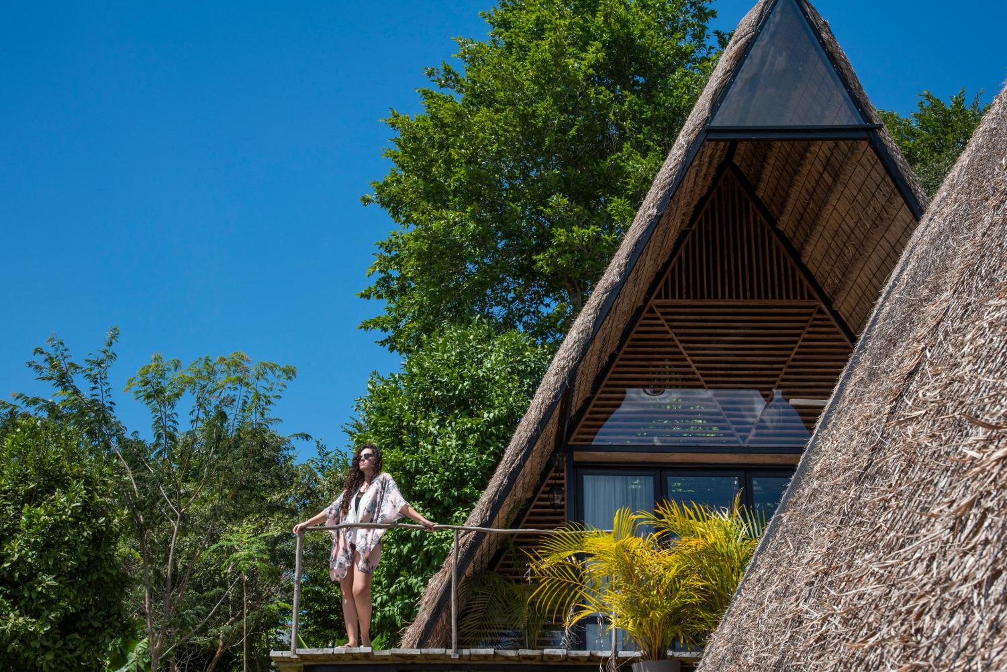 Azul Nomeolvides Bacalar - Guests Only Villa Exterior foto
