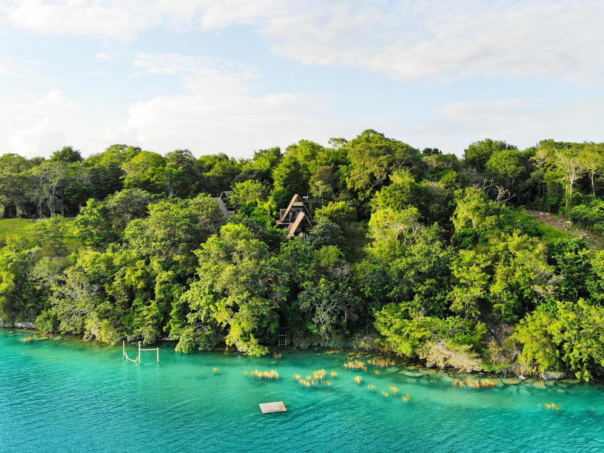 Azul Nomeolvides Bacalar - Guests Only Villa Exterior foto